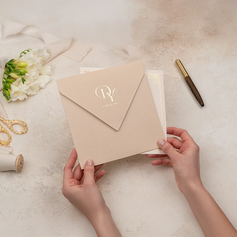 Luxury 5115 davetiye, farklı açıdan detay görünümü