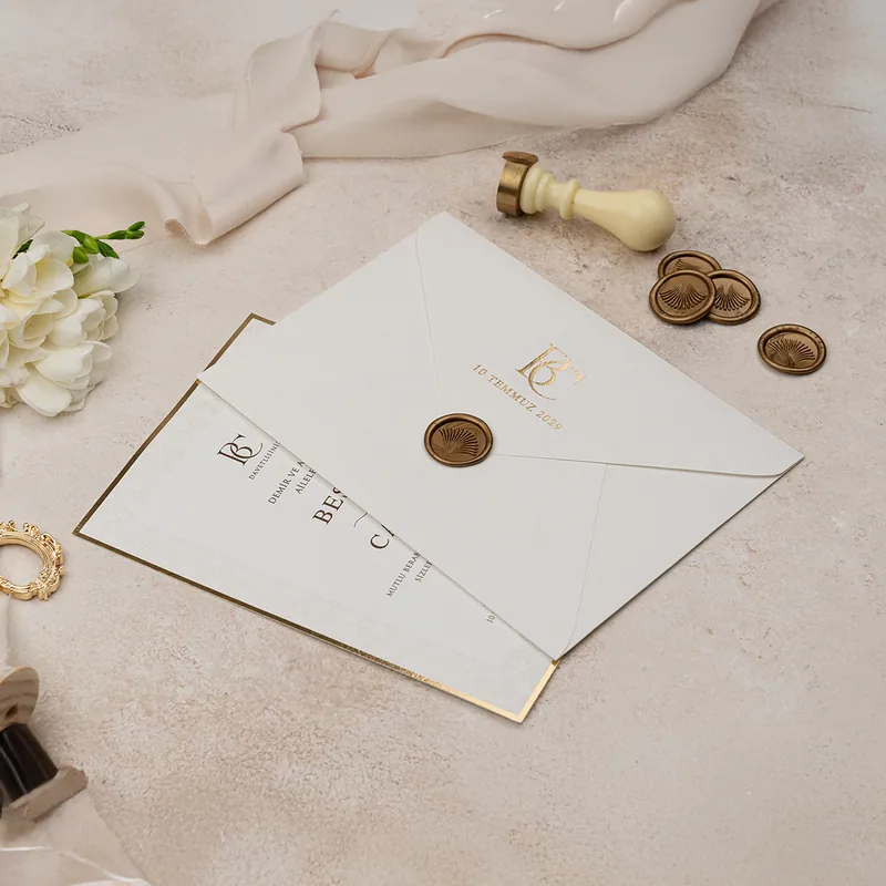 Luxury 5118 davetiye, farklı açıdan detay görünümü