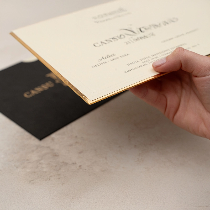 Luxury 5136 davetiye, farklı açıdan detay görünümü