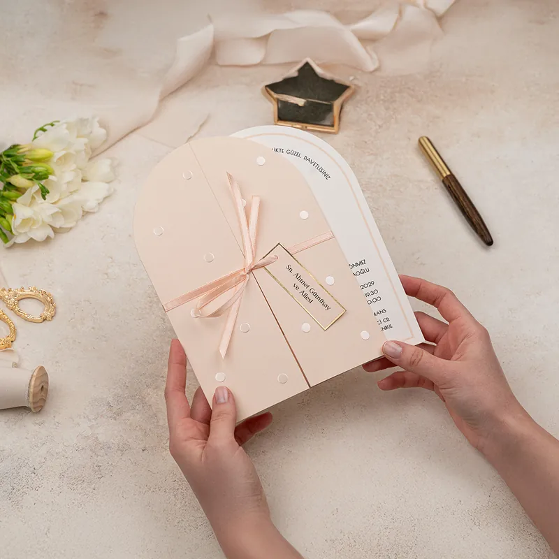 Luxury 5144 davetiye, farklı açıdan detay görünümü