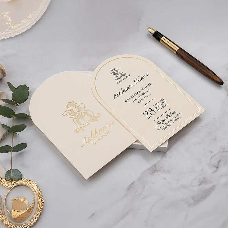 Luxury K22 davetiye, farklı açıdan detay görünümü