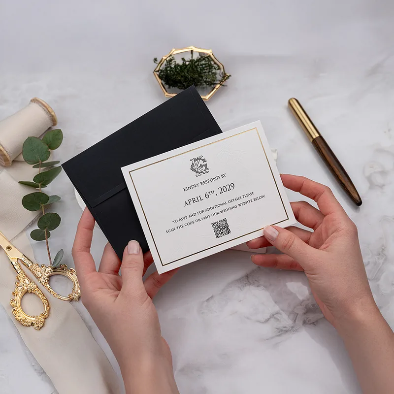 Luxury R52 davetiye, farklı açıdan detay görünümü