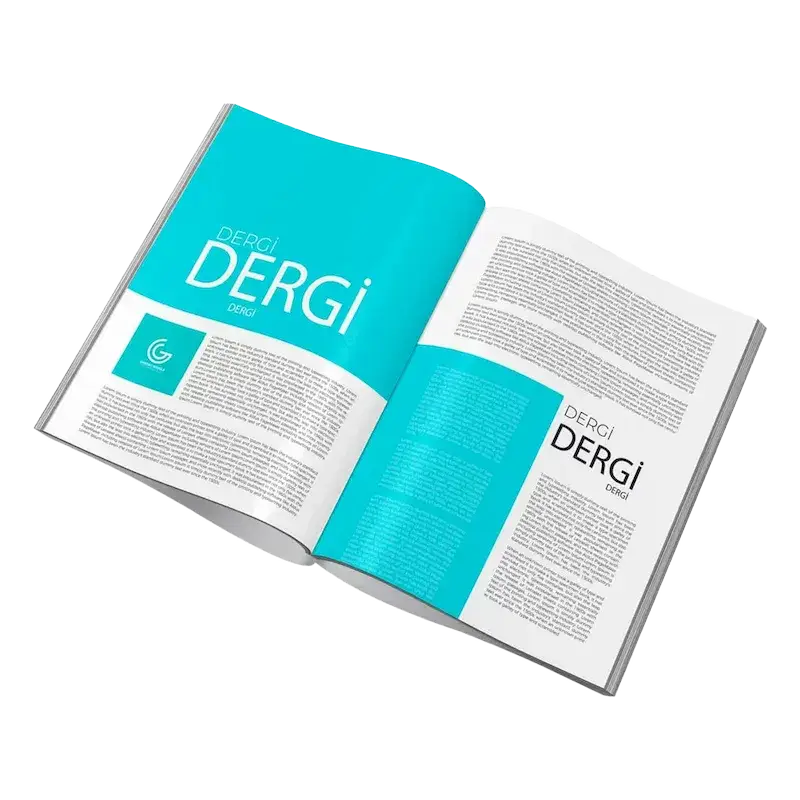 Dergi – katalog / dergi örneği