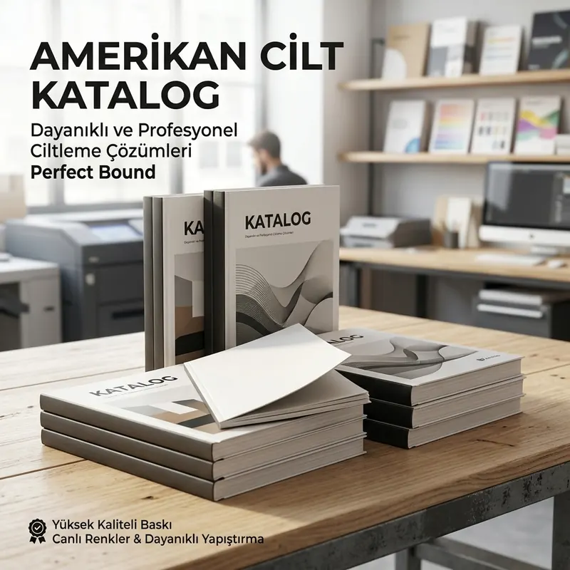 Amerikan cilt katalog baskı örneği