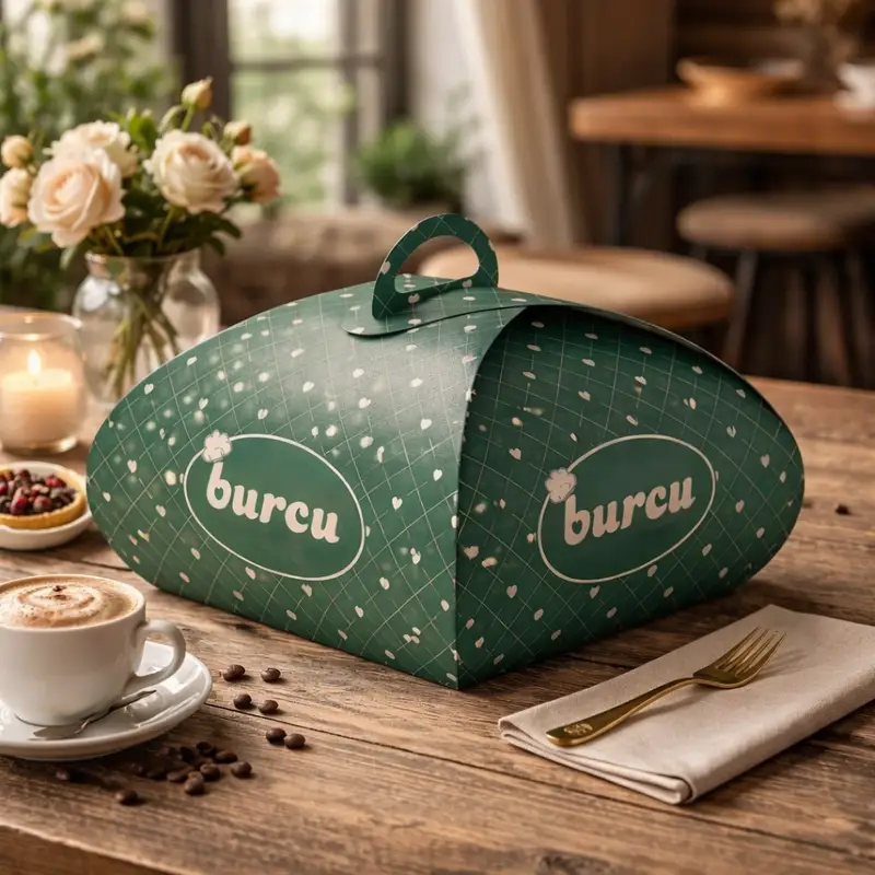 Saplı Bombe Baton Pasta Kutusu