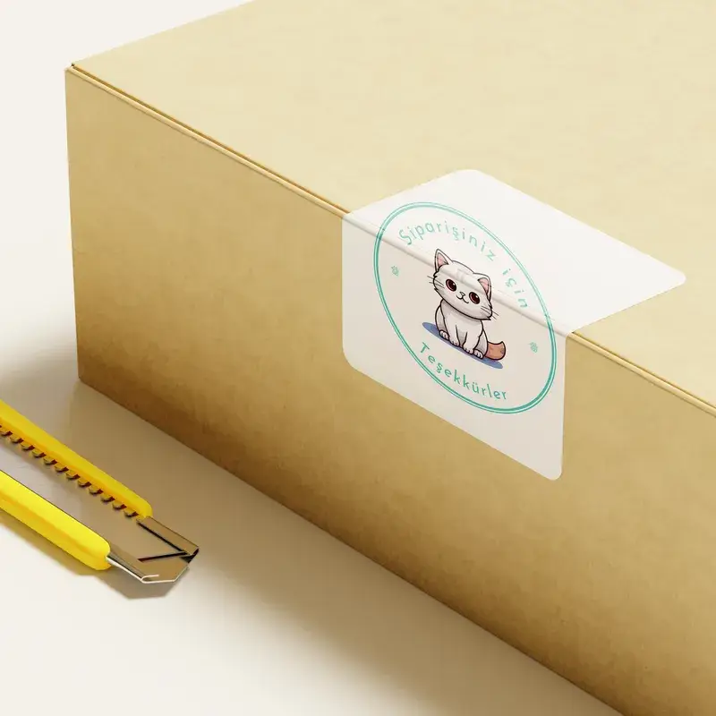 Kuşe Sticker / Etiket – kuşe, görünüm 4