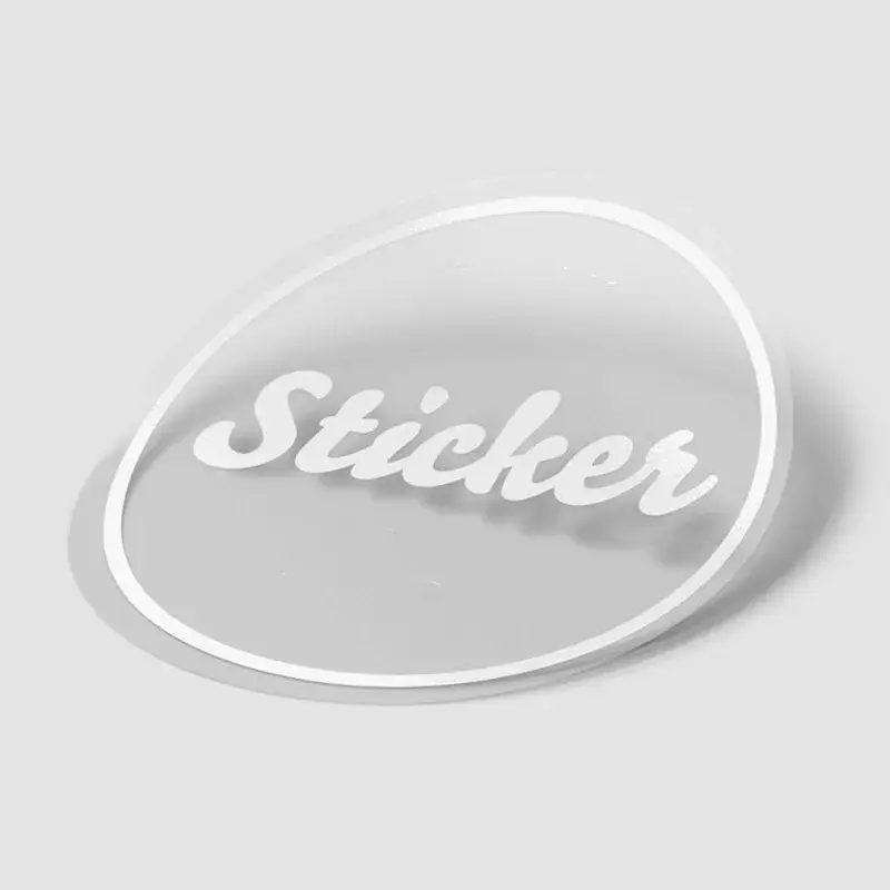 Şeffaf Sticker / Etiket