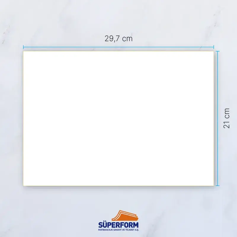 Sertifika ölçüsü: 29,7×21 cm
