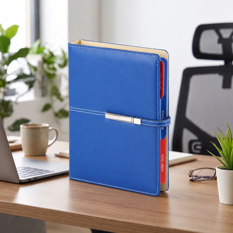Organizer ORG42956, mavi renkli, kayışlı metal tokalı
