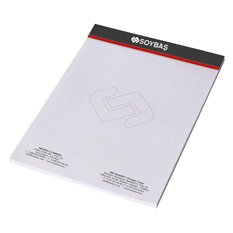 Taç Kapak Bloknot – bloknot örneği