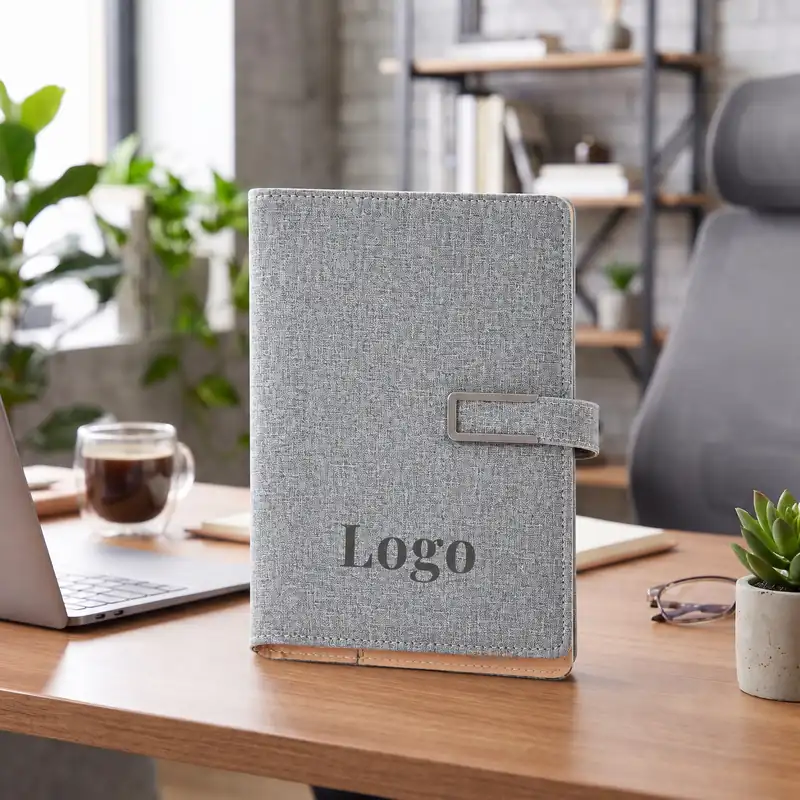 Defter DE7180 gri renkli çantalı defter seti