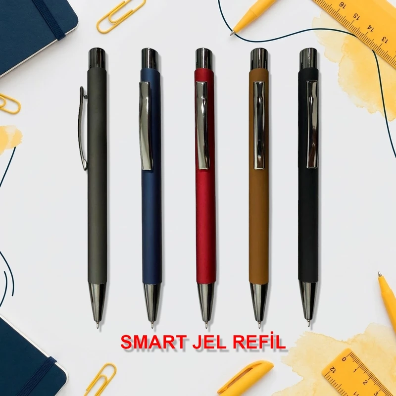 Metal Kalem KA1290 smart jel refil, 5 renk seçeneğiyle