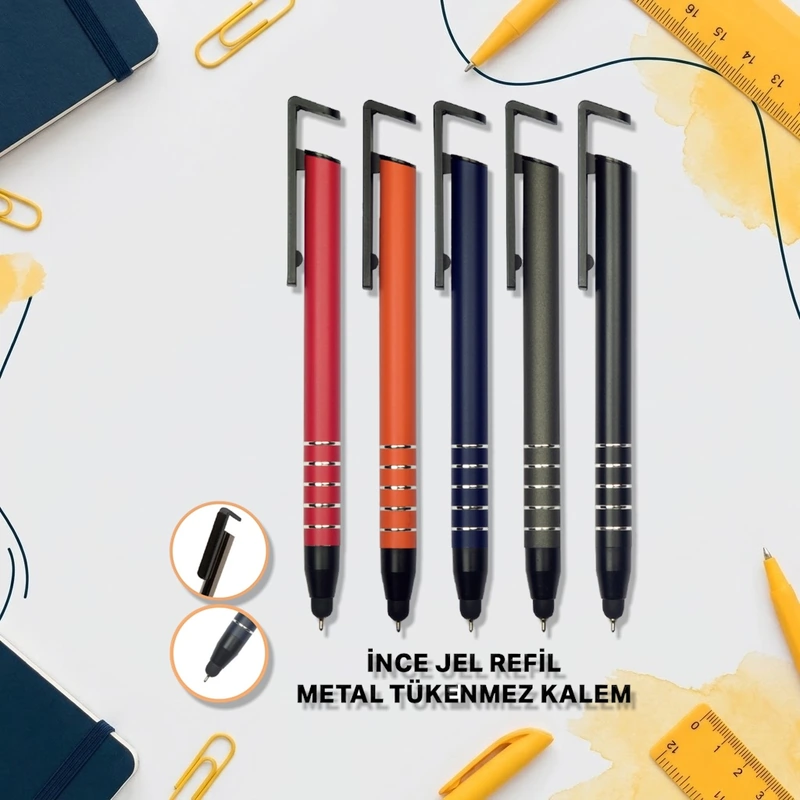 Metal Kalem KA1625 metal jel tükenmez kalem, 5 renk seçeneğiyle