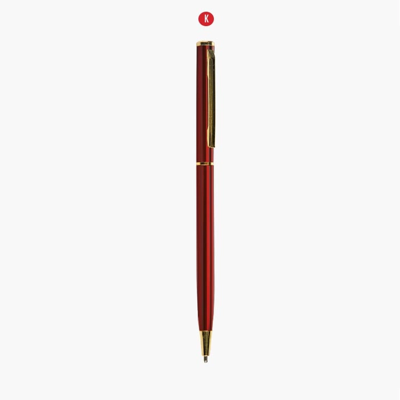 Metal Kalem KA688 bordo metal tükenmez kalem, üçüncü görünüm