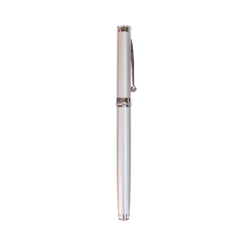 Metal Kalem KA808 gümüş (beyaz) metal roller kalem